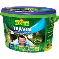 FLORIA TRAVIN trávnikové hnojivo proti burine - 4 kg