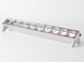 FEREX žľabové kovové kŕmidlo pre hydinu - 40 cm