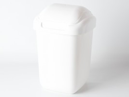 FEREX Plastový odpadkový kôš biely 50 l