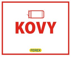 FEREX Nálepka KOVY